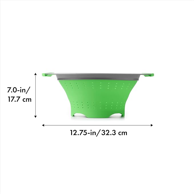 OXO Collapsible Colander, 3.5 quart, Green