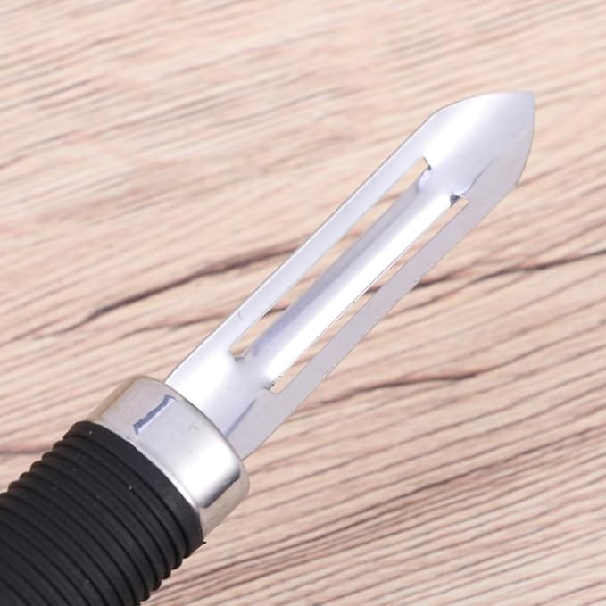 Multifunctional Stainless Steel Peeler Tool Non Swivel Design for Fruits Vegetables Kitchen Gadget for Carrots Potatoes Cucumbers Apples and More Space Saving