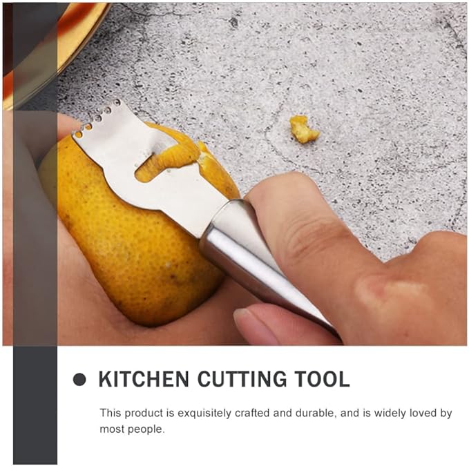 Stainless Steel Lemon Zester Multi-functional Fruit Peeler Easy Cheese Grater Kitchen Tool