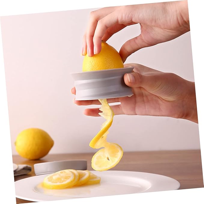 Mikinona 2pcs Manual Fruit Slicer Ergonomic Lemon Cutter Sharp Needle for Effortless Slicing Random Colors Kitchen Gadget for Fruit Display and Salad Preparation