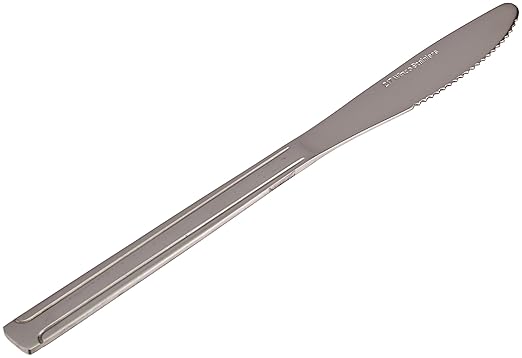 Winco 12-Piece Dominion Dinner Knife Set, 18-0 Stainless Steel