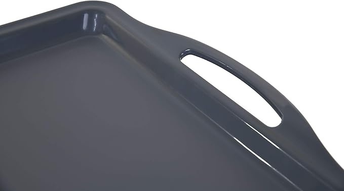 Mintra Home Durable Serving Tray (6pk, Dark Grey)