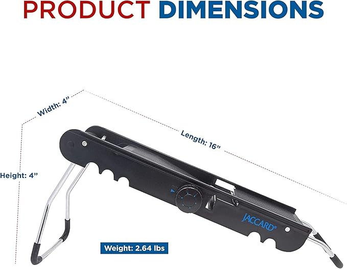 Jaccard ABS SafeHands Mandolin Slicer with Seven Interchangeable Blade Cartridges - QUITE POSSIBLY THE SAFEST MANDOLIN IN THE WORLD Black