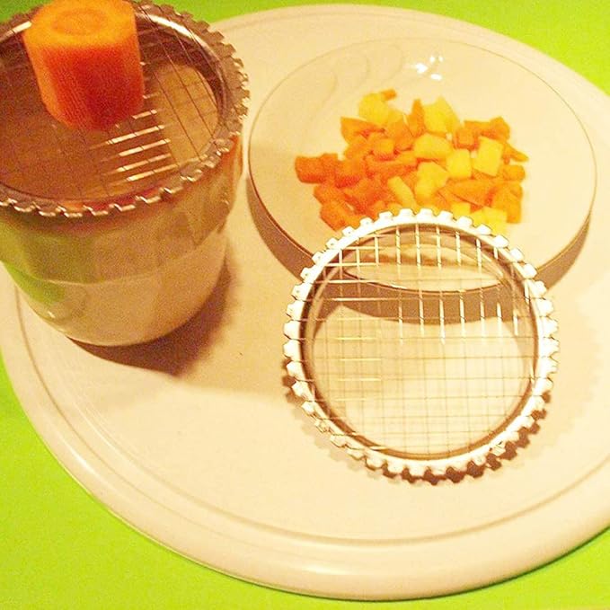 Stainless Steel Egg Chopper, Egg Slicer Cutter Cut Egg Device Hard Boiled Egg Slicers Fruit Cube Cutter for Cheese Carrots Potato Cutter