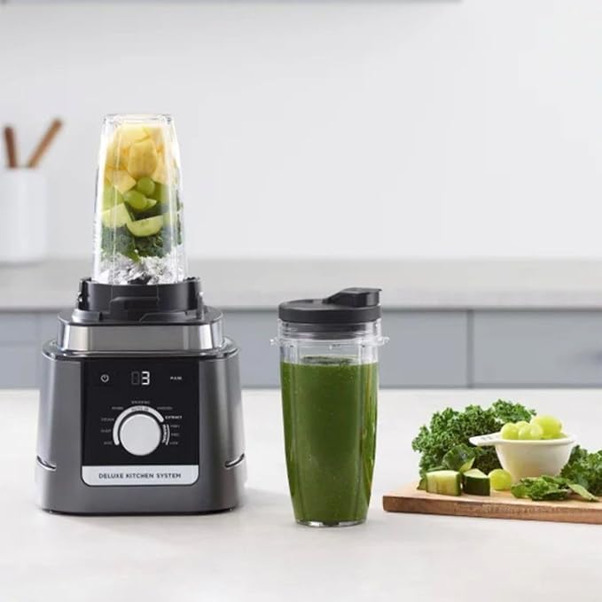 Ninja Deluxe Blender & Kitchen System with 88-oz Pitcher, 9-Cup Food Processor & Auto-iQ Technology – High-Performance Countertop System