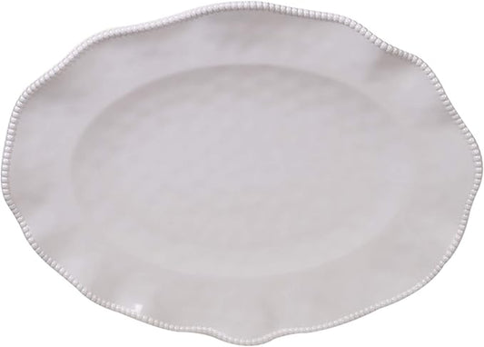 Perlette Cream Oval Platter 18" x 13.5"