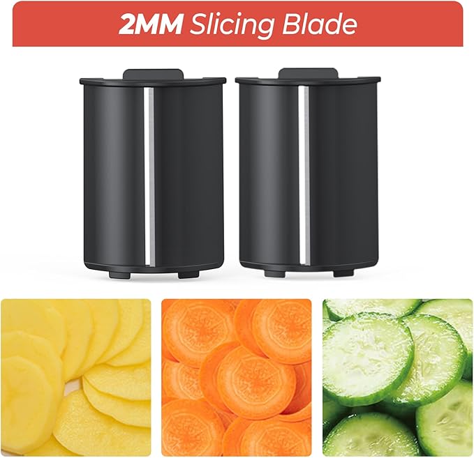 Electric Cheese Grater Attachments, Slicing Blade, Suitable For Cutting All Kinds Of Vegetables (1 Pair)