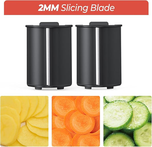 Electric Cheese Grater Attachments, Slicing Blade, Suitable For Cutting All Kinds Of Vegetables (1 Pair)