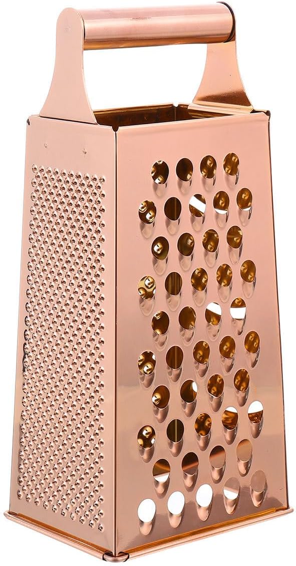 DOITOOL Multi Purpose 4-Sided Stainless Steel Vegetable Slicer Wire Cutter Grater for Kitchen Use Includes Cheese Grater and Veggie Peeler Function 10.5X8X9.3 Inch