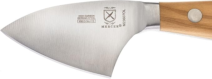 Mercer Culinary Renaissance Olive Wood Parmesan Cheese Knife, 2.75-Inch
