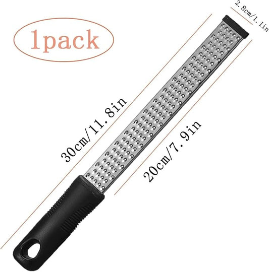 2pcs Professional Lemon Zester & Cheese Shredder Set | Grater With Non-Slip Grip For Garlic, Ginger, And More