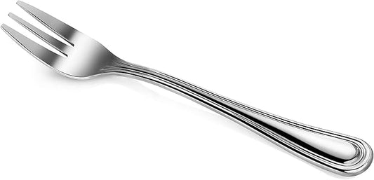 New Star Foodservice 58086 Slimline Pattern, 18/0 Stainless Steel, Oyster Fork, 5.4-Inch, Set of 12
