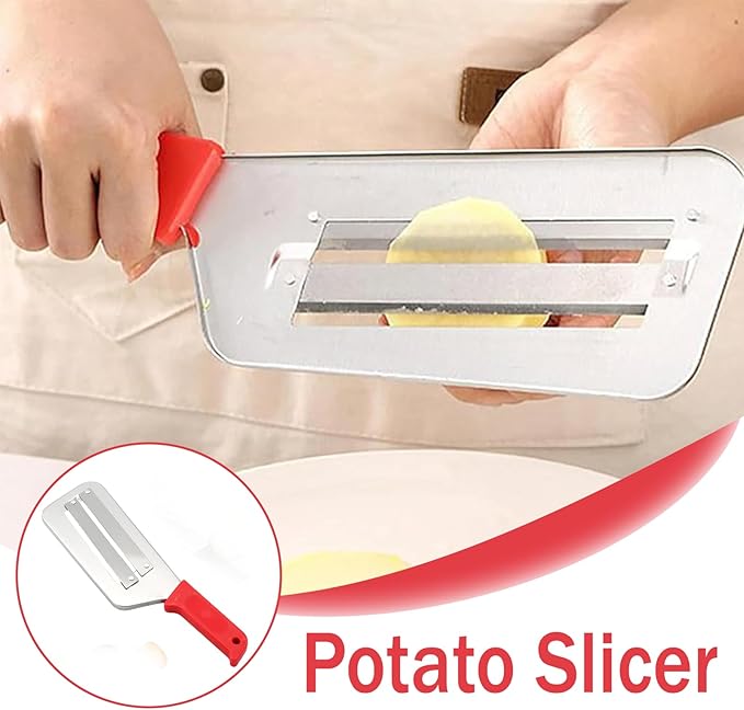 Cabbage Shredder,Cabbage Potato Julienne Vegetable Veggie Peelers for Kitchen,1 Pcs Red Stainless Steel Fruit Vegetable Slicer Slicers