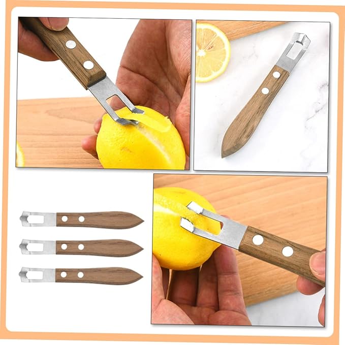 3pcs Professional Multi-function Stainless Steel Cheese Grater Lemon Peeler Household Accessory