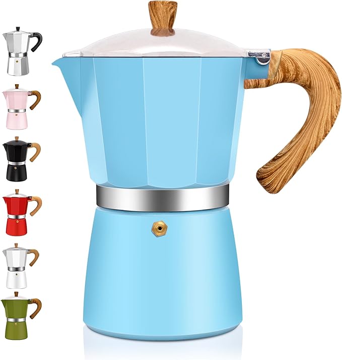 DITOSH 12 Cup Aluminum Espresso Stovetop Moka Pot Express Coffee Maker Percolator Italian Classic Mocha Coffee Machine for Italian and Cuban Cafe Brewing for Home & Camping 600ml 20oz
