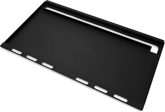 Weber Rust‑Resistant Outdoor Griddle Insert, Full‑Size – Pre-Seasoned Carbon Steel Griddle for Genesis 400 Series Gas Grills