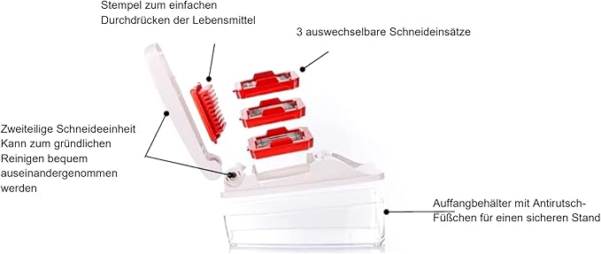 Tupperware Super Dicer Vegetable Cutter Fruit Cutter Slicer White Red Fruit Vegetable Kitchen Aid Grater Chopper Multi Cutter