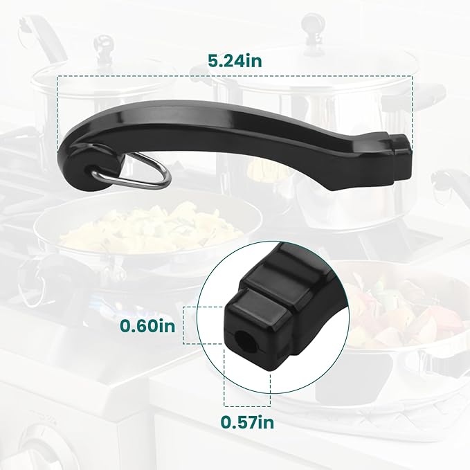 Zivceng P08-031 Cookware Handle for Farberware Pan Saucepans Soup Pots,P08-031 Saucepan Handle Replacement for Farberware 1, 1.5, 2 and 2.5 Quart Pan