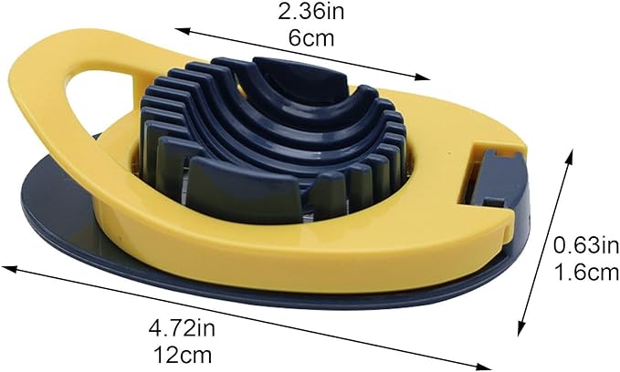Egg Slicer for Boiled Eggs, Heavy Duty Egg Cutter with Stainless Steel Wire for Hard Boiled Eggs Kitchen Helper