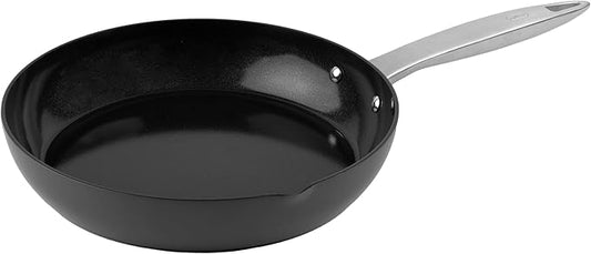 Zyliss Ultimate Pro Ceramic Fry Pan - Aluminium Fry Pan with a Stainless Steel Base & Ceramic Non-Stick Coating - Durable, Everyday-Use Pan - Dishwasher-Safe Kitchen Essential - 11"