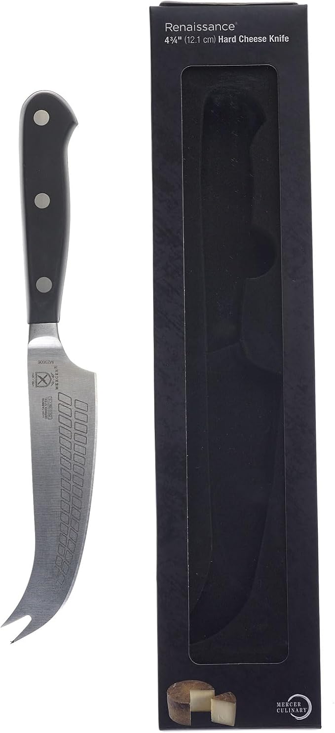 Mercer Culinary Renaissance Hard Cheese Knife, 4.75-Inch