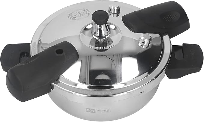 Stainless Steel Pressure Cooker, 1.8L Electric Pressure Cooker 1.8 Liter Mini Pressure Cooke Slow Cooker Explosion Proof Rice Cooker Yogurt Maker Cake Maker Egg Cooker Hot Pot