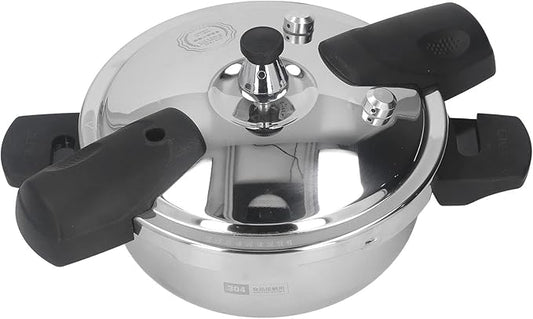 Stainless Steel Pressure Cooker, 1.8L Electric Pressure Cooker 1.8 Liter Mini Pressure Cooke Slow Cooker Explosion Proof Rice Cooker Yogurt Maker Cake Maker Egg Cooker Hot Pot