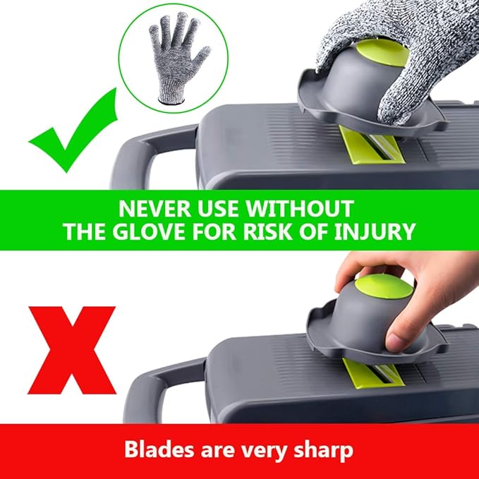 Vegetable Chopper Creator-Top Onion Chopper Dicer Mandoline Slicer Cutter Pro Food Chopper Slicer Durable Veggie Cutter with Large Container Drain Basket and 8 Blades for Tomato Potato Carrot
