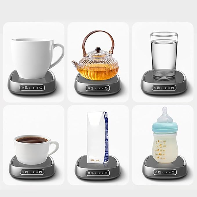 Coffee Mug Warmer,Cordless Coffee Warmer, USB Rechargeable,Multipurpose Advanced Temperature Control Heating Pad,Fast Plate Portable Drink Heater for Desk, Kitchen, Travel