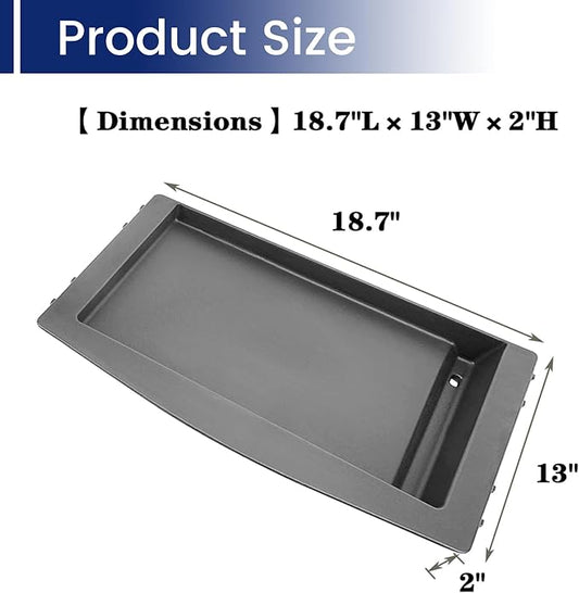 Shengyongh CC7599 (1-Pack) 18.7" L Cast Iron Griddle for Weber Genesis II Grills & II LX 300/400/600 Series, Cast Iron Griddle Plate for Weber GS4 Genesis II Griddle Insert, Replacement Parts for G