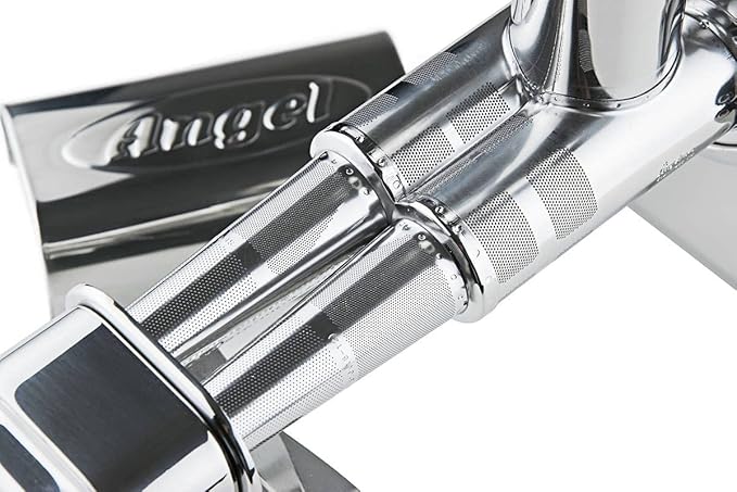 Angel Juicer AG-8500SFH Stainless Steel Electric Juice Extractor, SUS-316 Surgical Grade, Anti-Jamming Auto-Reverse Function, 10-Year Warranty