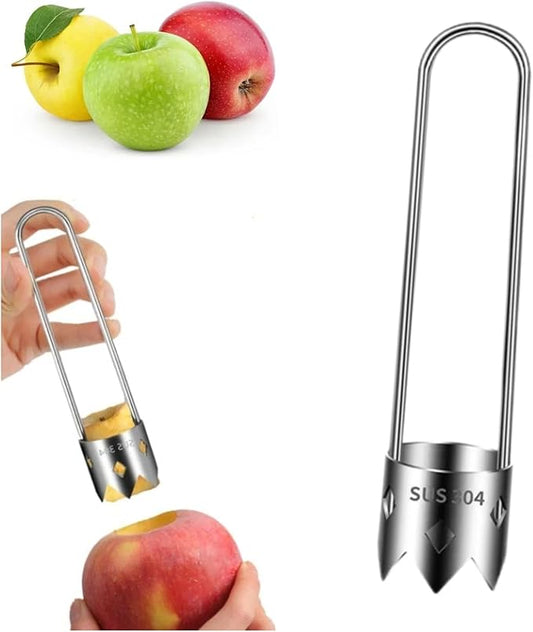 Red Bell Pepper Corer Seed Remover Tool, 2026 Upgraded Multifunctional Stainless Steel Pepper, Pineapple, Pear, Apple Corer Tool - Ergonomic Handle, Vegetables and Fruit Kitchen Utensils (1pcs)