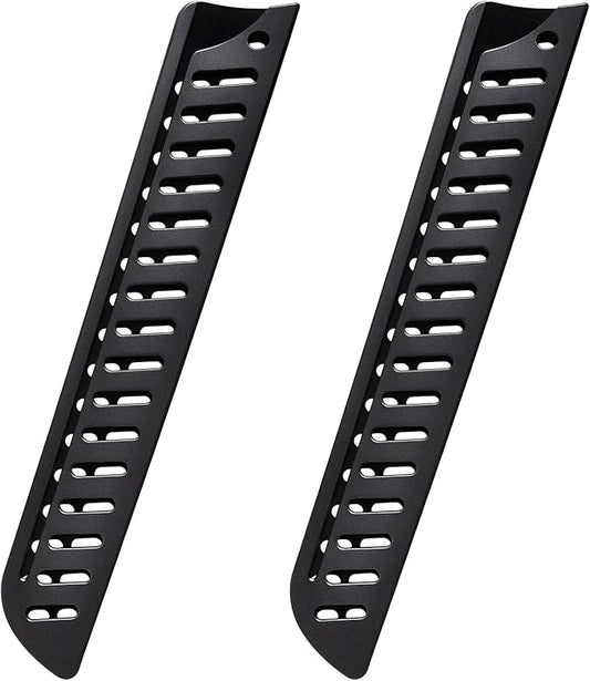 FOCMKEAS 2 Pcs Safety Knife Cover Sleeves for 8 Inch Bread Knife Sheath Blade Protector for Home Kitchen PP Universal Knife Sheath for Knife Protection Black
