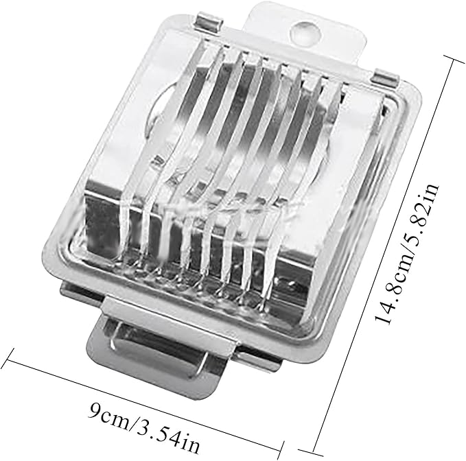 Egg Slicer for Hard Boiled Eggs Multipurpose Hard Boiled Egg Slicer Egg Cutter Stainless Steel Eggs Slicers for Kitchen Restaurant Egg Cutter for Soft Boiled Eggs Food Slicer Kitchen Tools