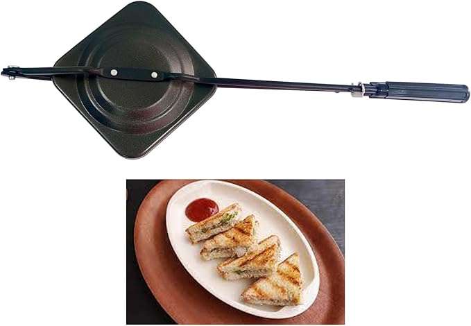 Shriya Sandwich Maker Grill, Sandwich Maker, Nonstick Toaster, Nonstick Gas Sandwich Toaster, Panini Maker, Stove Top Toasted Sandwich Snack Maker
