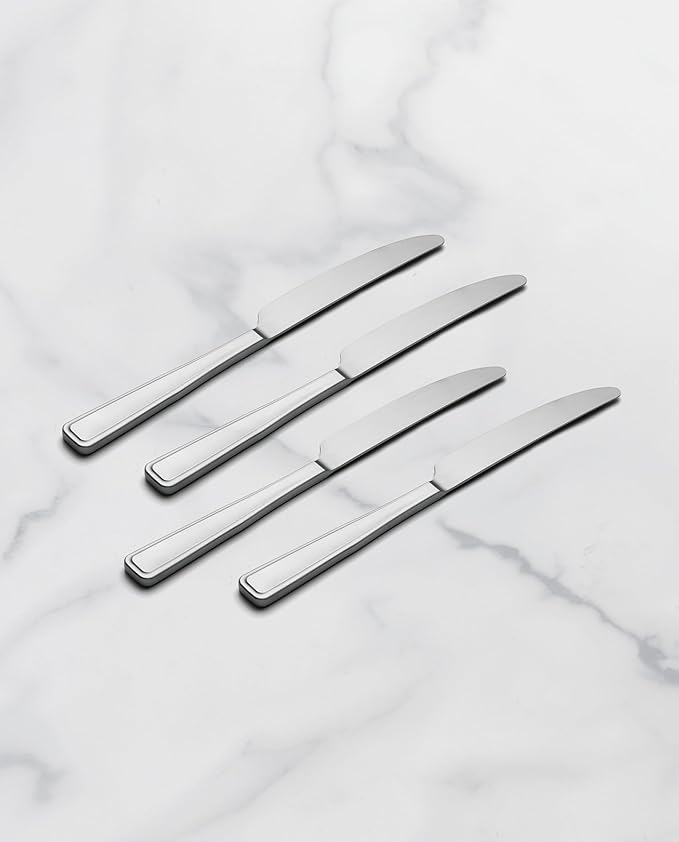 Oneida 898525 Reid Satin Dinner Knives, Set Of 4