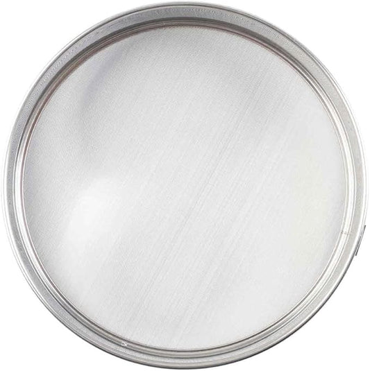 Tablecraft Fine Mesh Sieve Strainer, 8-Inch Round Durable Stainless Steel Sifting, Straining, and Dusting, Comfort Grip, Baking, Food Prep Tool for Foodservice, Restaurant and Home Use, 2" Deep
