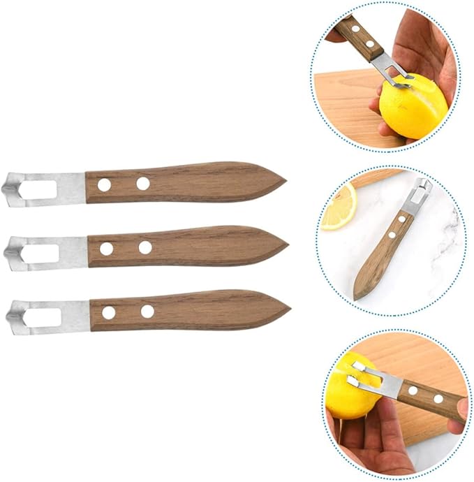 3pcs Cheese Grater Stainless Steel Lemon Zester Household Lemon Peeler Multi-function Cheese Grater Professional Peeler