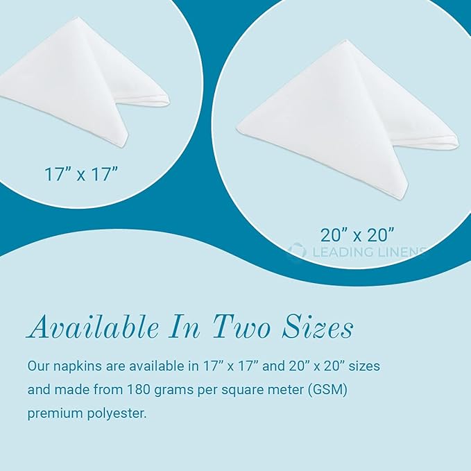 Polyester Cloth Napkins - Washable Soft Table Linens - Durable & Elegant for Dining, Restaurants, Weddings, Events, Rentals, Banquets, & Parties - Premium Quality Set of 250, Black, 17"x17"