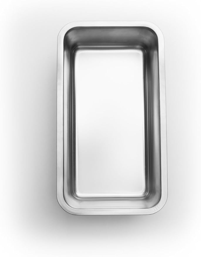 Fox Run Loaf Pan Stainless Steel Baking, 8.5 x 4.5 x 2.25 inches, Rectangular