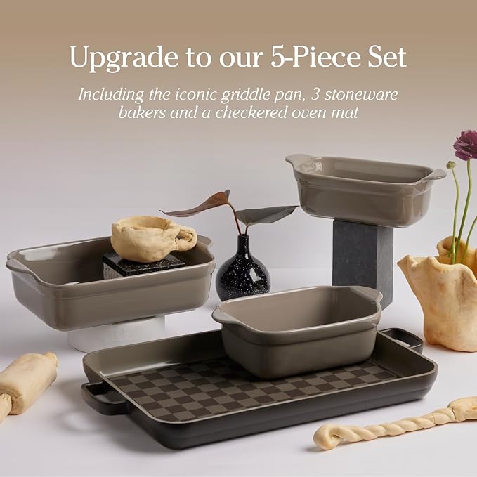 Our Place Mini Griddle Pan | 9" (2 Qt) Nonstick Ceramic Griddle Pan for Stovetop & Oven | PFAS-Free, Oven-Safe up to 450°F, Easy-Grip Handles | Char