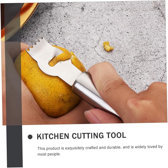 Ciieeo 3pcs Multi-function Stainless Steel Lemon Peeler Zester Grater for Cocktails and Kitchen