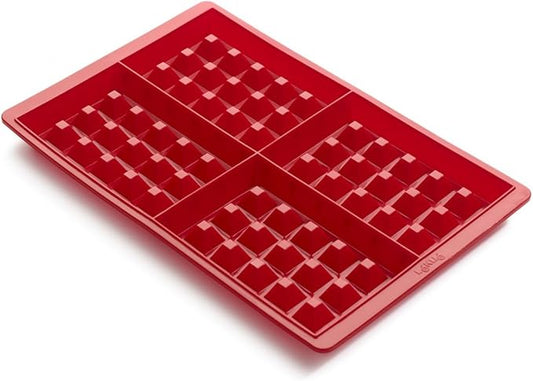 Lekue Silicone Waffle Mold, Model #, Red, Set of 2