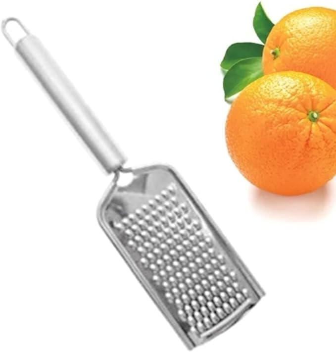 Cheese Zester - Vegetable Grater - Food Shredder for Kitchen - Stainless Steel Handheld for Parmesan Cheese Lemon, Garlic, Nutmeg, Chocolate, Fruits, Vegetables, Ginger Grater