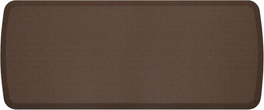 GelPro Elite Premier Gel & Foam Cushioned Anti-Fatigue Kitchen Floor Comfort Mat, Padded Stain-Resistant, Waterproof, Non-Slip Comfort Padded Desk/Office Mat, 20" x 48", Linen Truffle