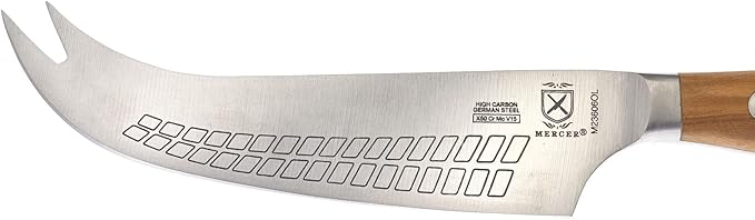 Mercer Culinary Renaissance Olive Wood Hard Cheese Knife, 4.75-Inch