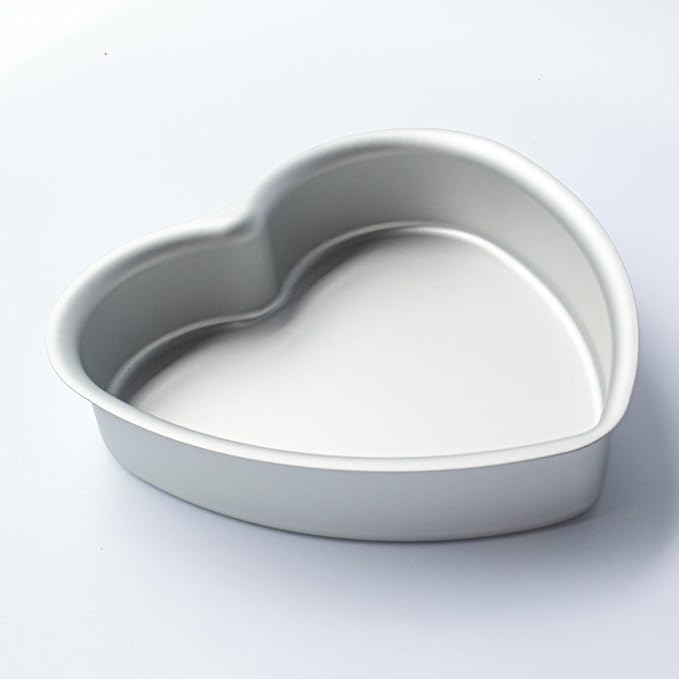 kefyixc 8 Inch Heart Shaped Cake PansSet of 3