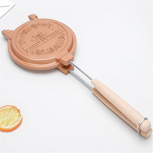 Pomya Sandwich Maker, Handheld Pie Iron, Sandwich Grill, Hand Toaster, Panini and Sandwich Press Maker Pan with Non Stick Plates, Detachable Handle, Stovetop Toasted Aluminum Flip Pan