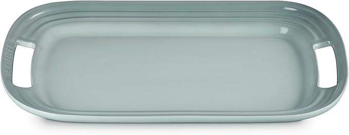 Le Creuset Stoneware Serving Platter, 16.25", Sea Salt