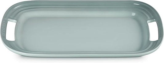Le Creuset Stoneware Serving Platter, 16.25", Sea Salt